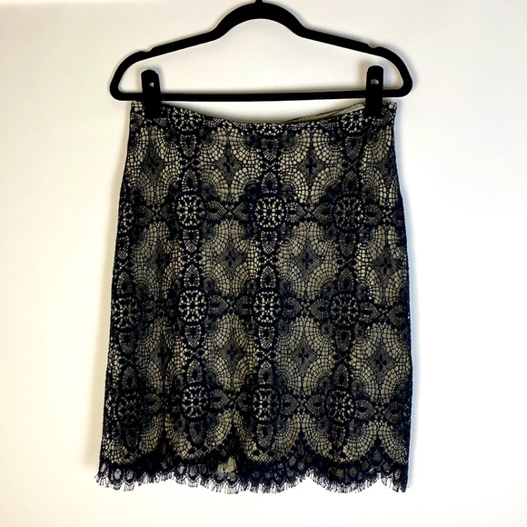 Vintage Y2K CROCHET LACE Pencil Skirt! Medium - Picture 1 of 4